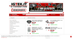 Desktop Screenshot of igtek.it